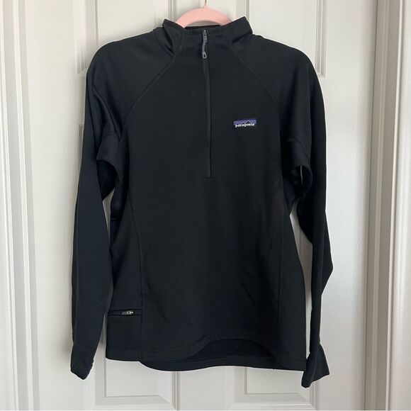 Patagonia Quarter ZipJacket Sweater Black Medium - Picture 4 of 12